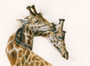 Giraffe artwork by Johns