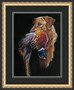 Red Lab & Pheasant Mounted and framed by Kay Johns
