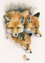Partners in Crime. Fox Painting by Kay Johns