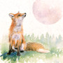 Moon Shadow, Fox Painting, Fox painting by Kay Johns