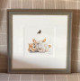 Photo of Ginger kitten original artwork by Kay Johns