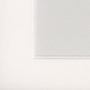 photo of the double white speckled mount that is used as boarder around the painting 