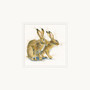 'Best Friend' hare artwork by Kay Johns, shown as Mounted-Only