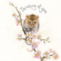 Mouse greeting card by Kay Johns - front view