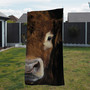 Towel - Big Brother 2. Limousin Bull.Artwork by Kay Johns
