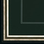 Black and gold frame option