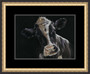 Friesian can painted by Kay Johns 'medium' framed