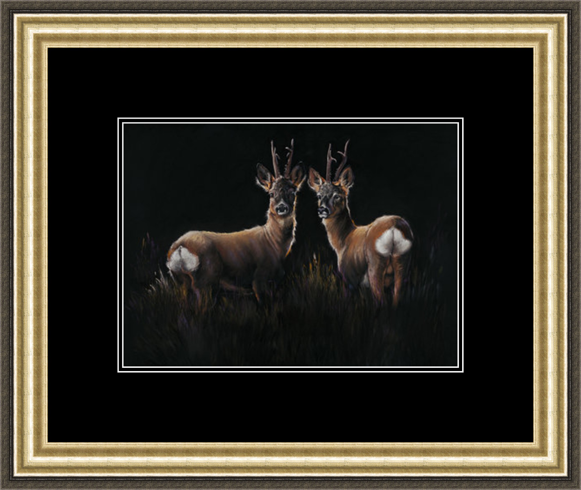 Courting Roe Deer - Limited Edition Print