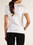 T-shirt in cotone stretch con stampa logo