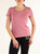 T-shirt in cotone stretch con stampa logo