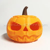 Halloween Jack-O-Lantern Pumpkin Tea Light with Wood Stem