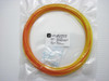 Temperature Color Changing Orange to Yellow PLA 3D Printing Filament 1.75mm, 50g