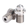 GO-3D M6 0.4mm ZS Nozzle Hardened Steel Copper Alloy for V6 Hotend 3D Printer 
