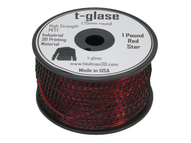 Taulman Red TGlase Filament