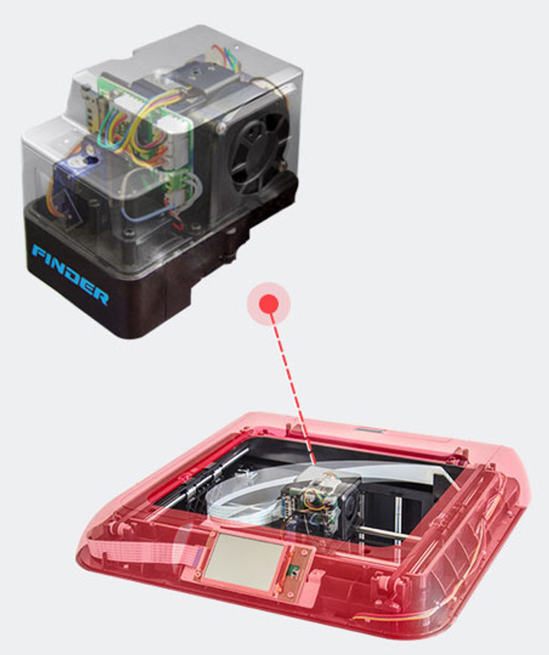 3D Printer Flashforge Finder 3Dプリンター FlashForge Finder 3D Printers – 3D Cloud Connectivity, LCD