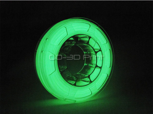 Glow in the Dark Green PLA 3D Printing Filament 225g