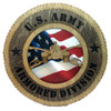 Armor Branch Plaque with American Flag