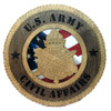 Civil Affairs Branch Plaque with American Flag