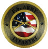 Infantry Plaque with American Flag