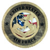 Strategic Air Command Plaque with American Flag