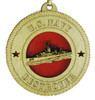Navy Destroyer Ornament