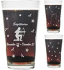 Sagittarius Astrological Sign 16oz. Heavy Duty Laser Engraved Pint Glass / Beer Glass