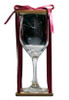 Taurus Astrological Sign Stemmed Wine Glass with Charm and Presentation Packaging