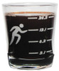 Runner 5K 10K 1/2 Marathon and Marathon Distances - 13oz Engraved Hi-Ball Rocks Glass-Permanently Etched