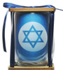 Star of David Engraved Stemless Wine Glass