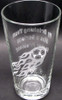 My Drinking Club Has A Major Soccer Problem - 360 Degree Engraved Beer Pint - 16 oz - Permanently Etched Around Glass - Fun & Unique Gift!ique Gift!