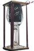 Education is Important - Wine is Importanter Stemmed Wine Glass with Charm and Presentation Packaging