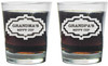 Grandma's and Grandpa's Sippy Cups - Engraved Hi-Ball Rocks Glasses - 13 Oz - Permanently Etched - Fun & Unique Gift!