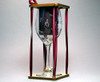 Wine Is The Answer What what the Question? Stemmed Wine Glass with Charm and Presentation Packaging