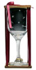 Sagittarius Astrological Sign Stemmed Wine Glass with Charm and Presentation Packaging