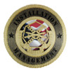 U.S. Army Installation Management Command (IMCOM) 12" Wooden Plaque