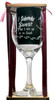 I Solemnly Swear That I Am Up To No Good Stemmed Wine Glass with Charm and Presentation Packaging