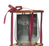 Wine Me Up and Watch Me Go! 360 Degree Engraved Stemless Wine Glass