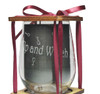 Wine Me Up and Watch Me Go! 360 Degree Engraved Stemless Wine Glass