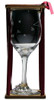 Leo Astrological Sign Stemmed Wine Glass with Charm and Presentation Packaging