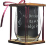 Bridge Club"My Drinking Club Has A Major Bridge Problem" 360 Degrees Engraved Stemless Wine Glass