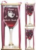Scorpio Astrological Sign Stemmed Wine Glass with Charm and Presentation Packaging