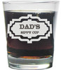 Dad's Sippy Cup - Engraved Hi-Ball Rocks Glass - 13 Oz - Permanently Etched - Fun & Unique Gift!