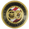Naval Forces Europe  (NAVEUR-NAVAF) 12" Wooden Plaque
