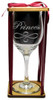 Princess Stemmed Wine Glass with Charm and Presentation Packaging