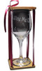 Wine Me Up and Watch Me Go! Stemmed Wine Glass with Charm and Presentation Packaging