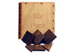Six Pack Wooden Bookshelf Hinged Puzzle
