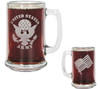 U.S. Army 15oz. Beer Mug with Handle with American Flag and This We'll Defend