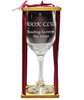 Book Club Reading Between the Wines Stemmed Wine Glass with Charm and Presentation Packaging