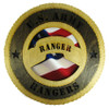 Ranger Wall Plaque with American Flag