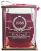 Vintage 1988 Limited Edition - Aged To Perfection Stemless Wine Glass and Presentation Packaging